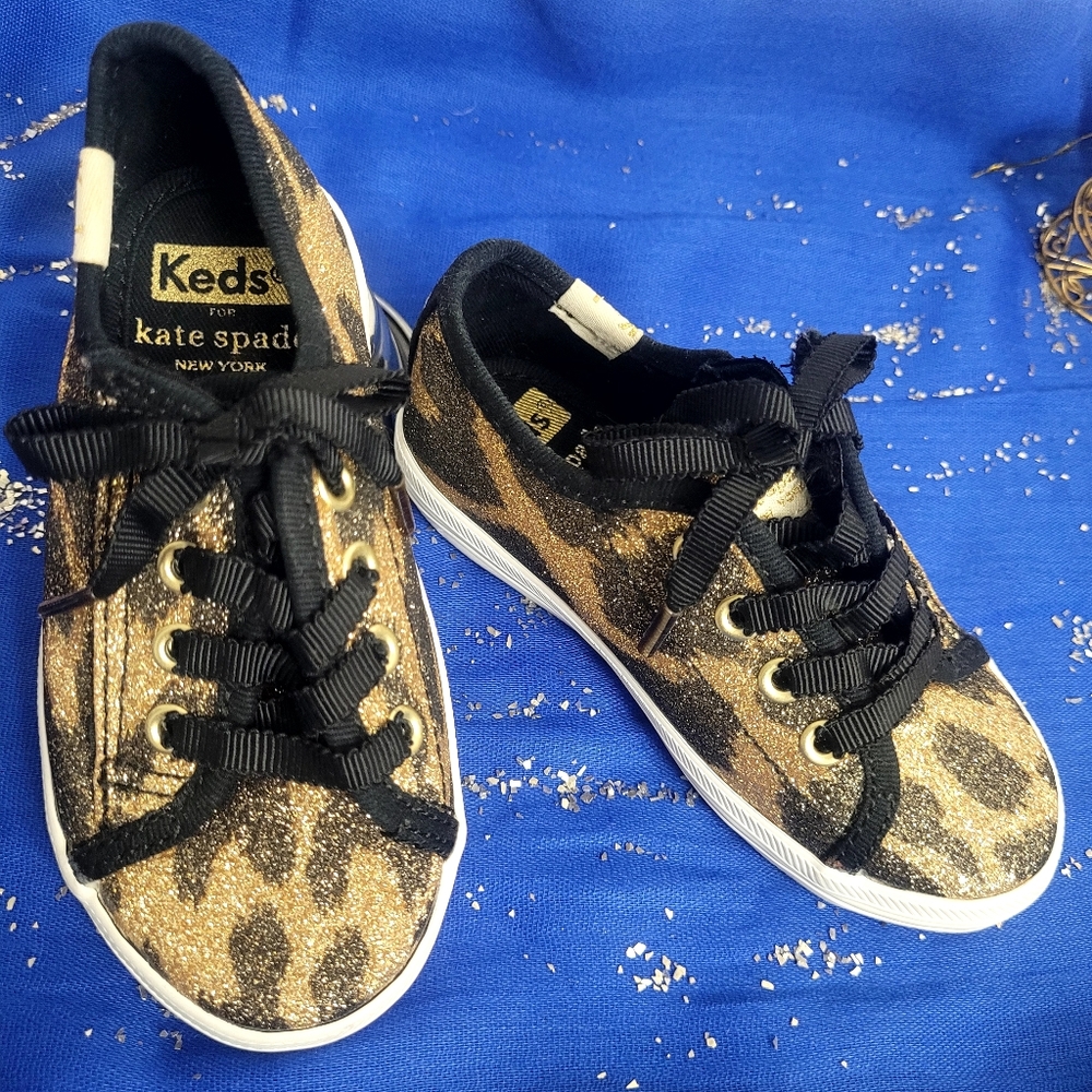 Kate Spade X Keds Sparkle Sneakers, Size 6